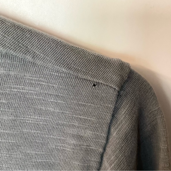 LOGO by Lori Goldstein QVC 3/4 Sleeve Cotton Slub Dress with Asymmetrical Hem L - Picture 10 of 10